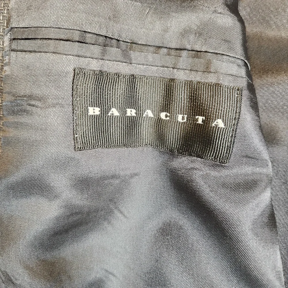 Vintage Baracuta‎ Blazer Men's 44R Gray Wool Sport Coat